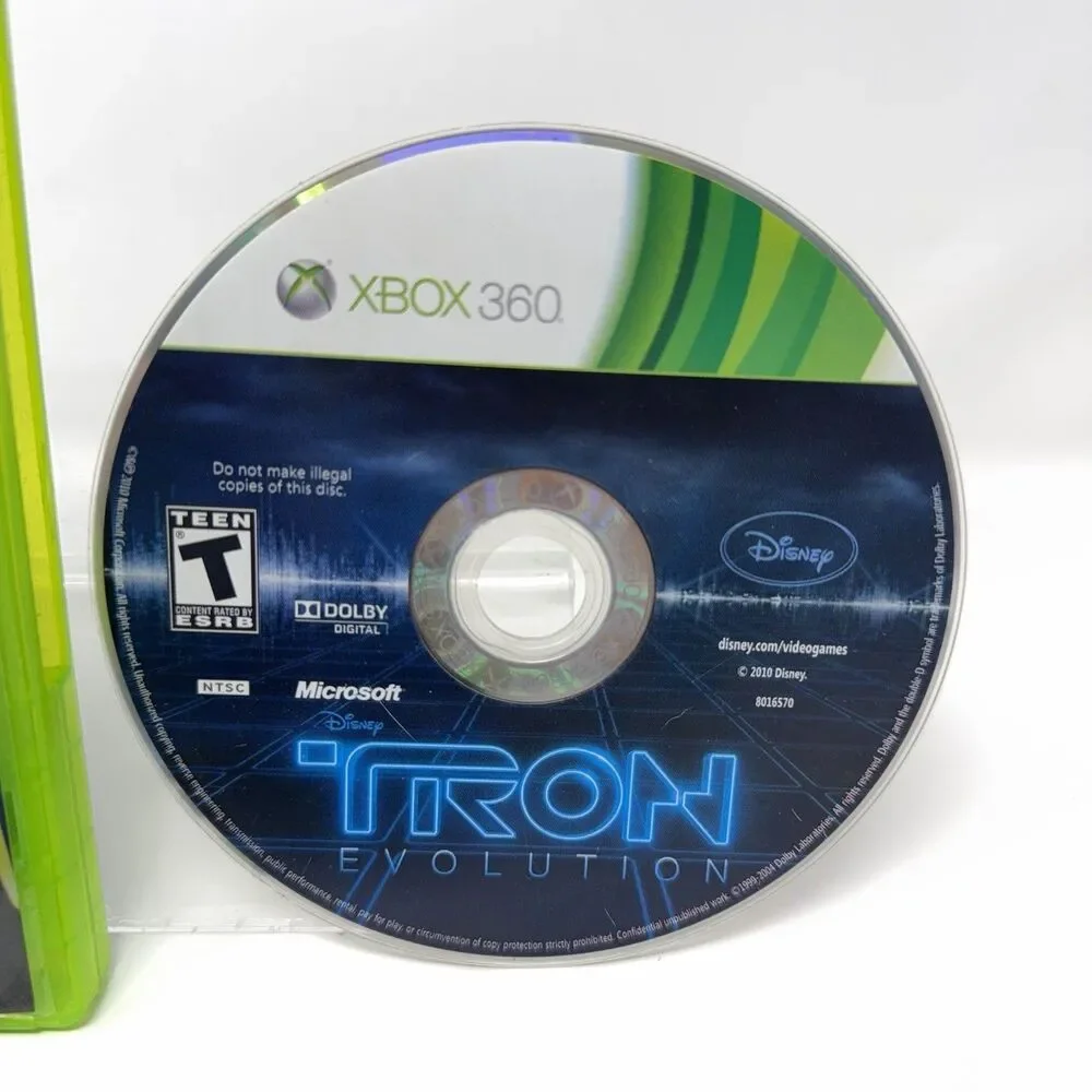 Tron Evolution Microsoft Xbox 360 2010 Complete CIB Refurbished Tested